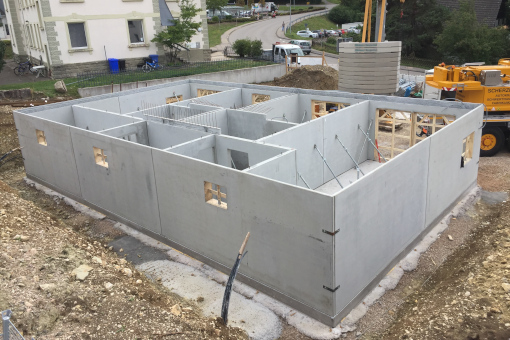 Betonbau mit Fertigteilen